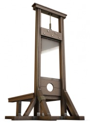 A guillotine.